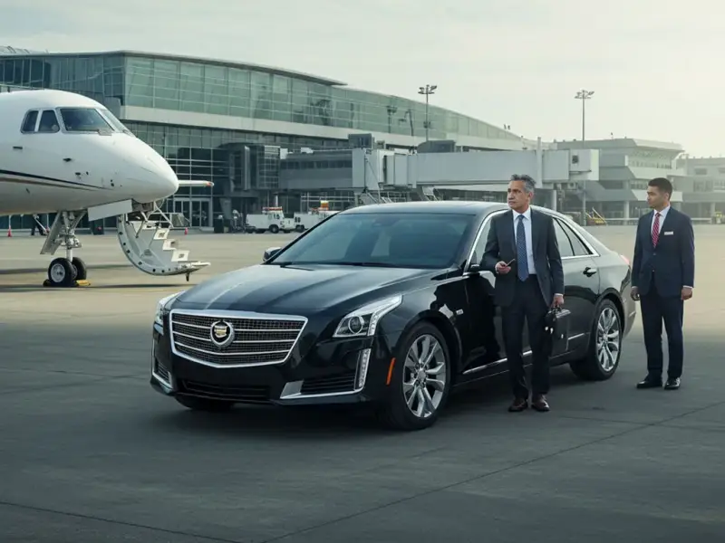 Teterboro Car Service airport pickup vehicle